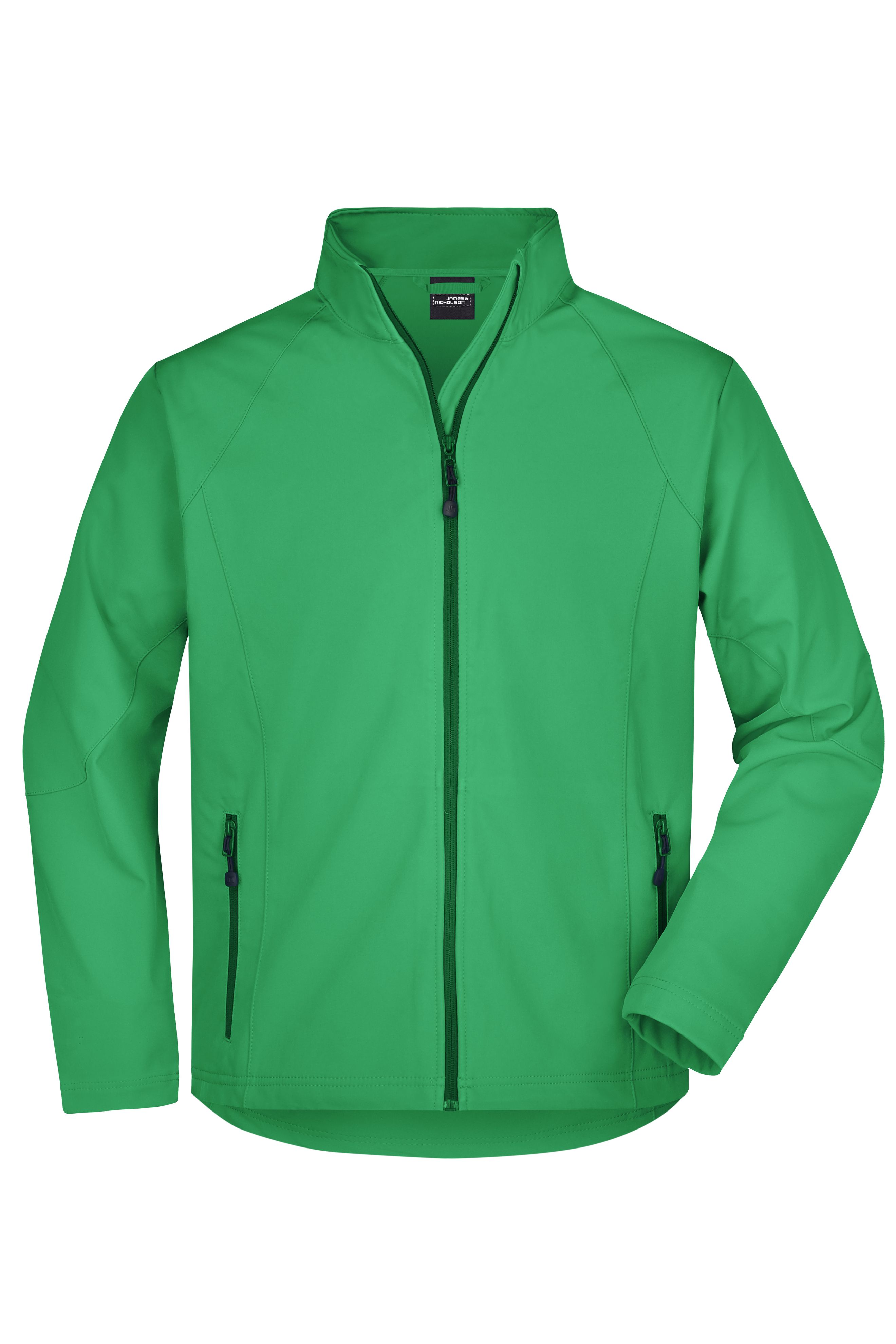 Men Mens Softshell Jacket Green Workweartextilien