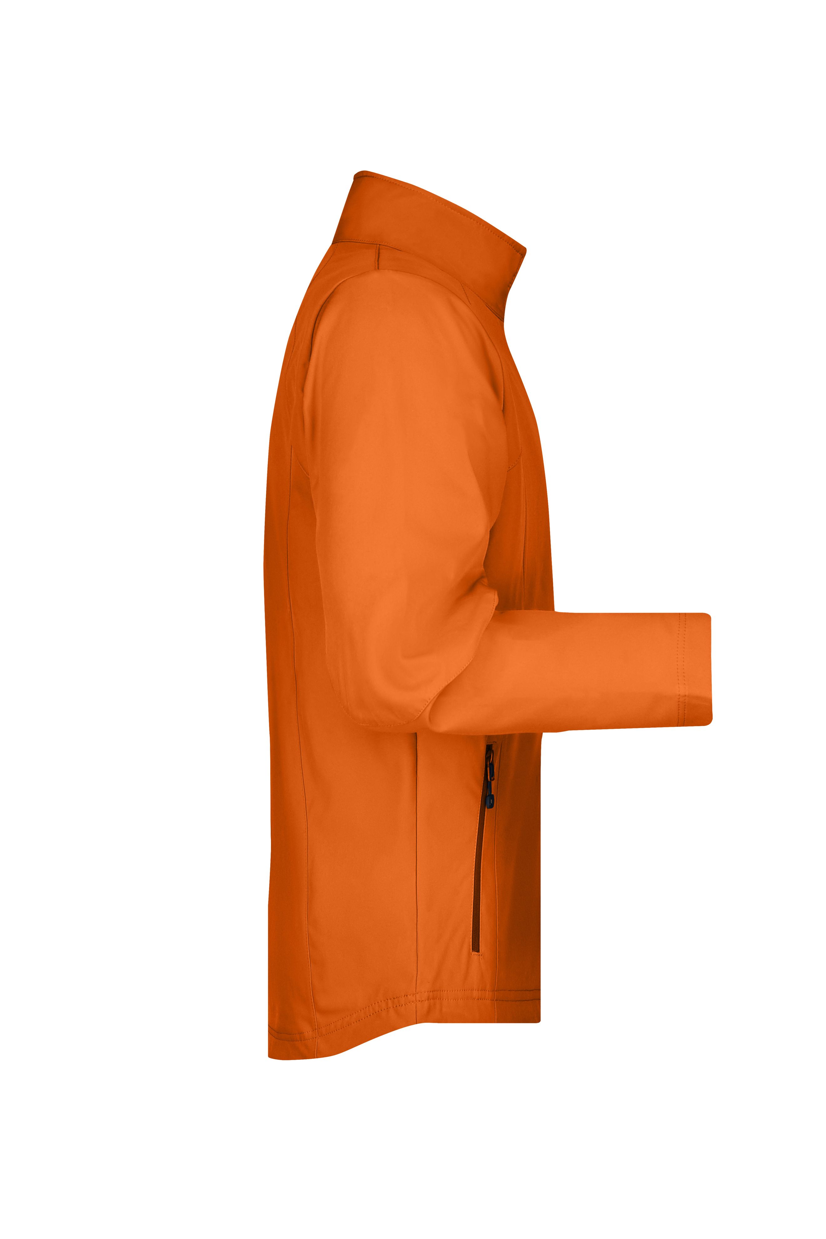 Men Mens Softshell Jacket Orange Workweartextilien