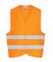 Unisex Safety Vest Adults Fluorescent-orange 7549