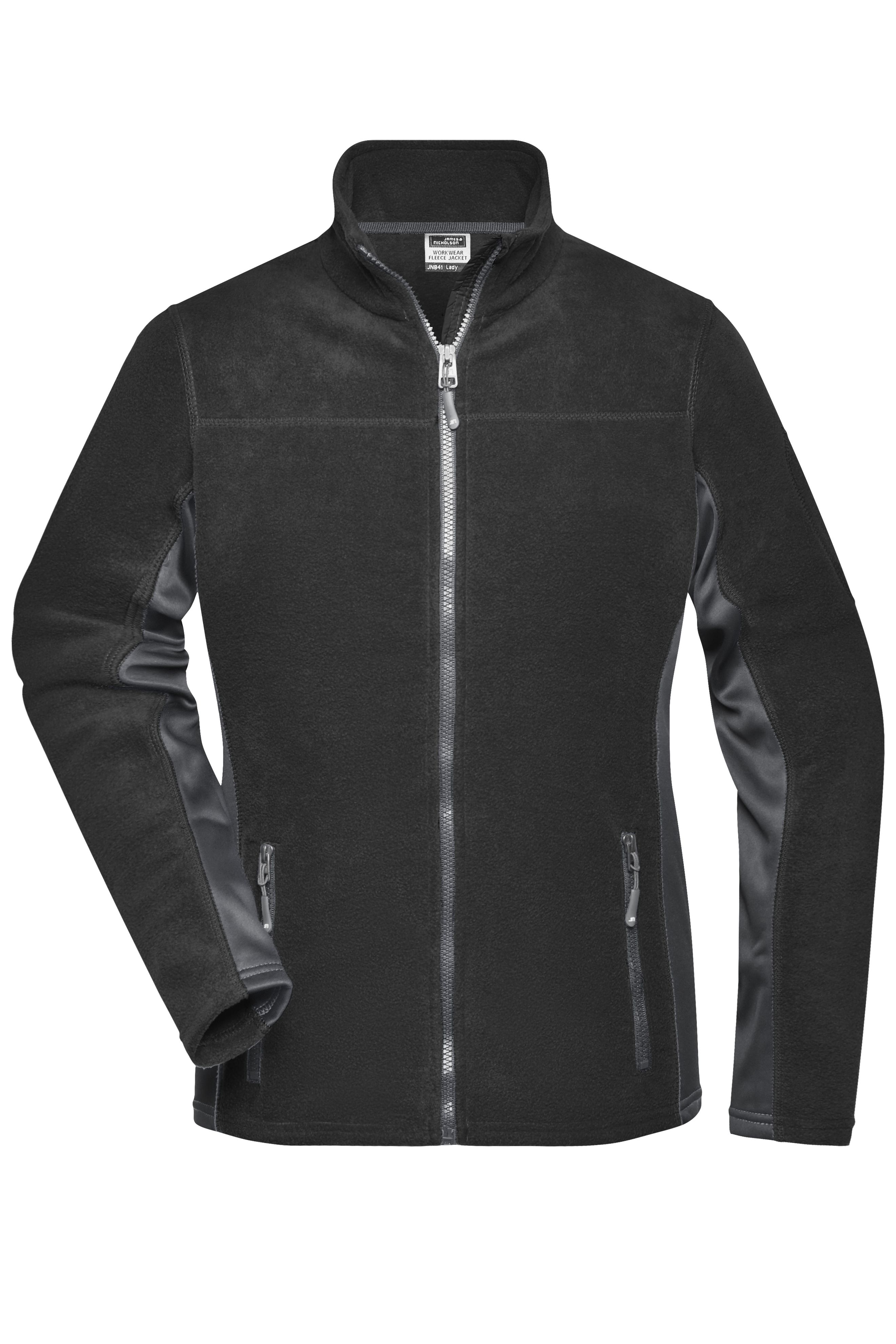 Ladies Ladies' Workwear Fleece Jacket - STRONG - Black/carbon ...