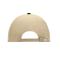 Unisex 6 Panel Raver Cap Beige/dark-green 7690